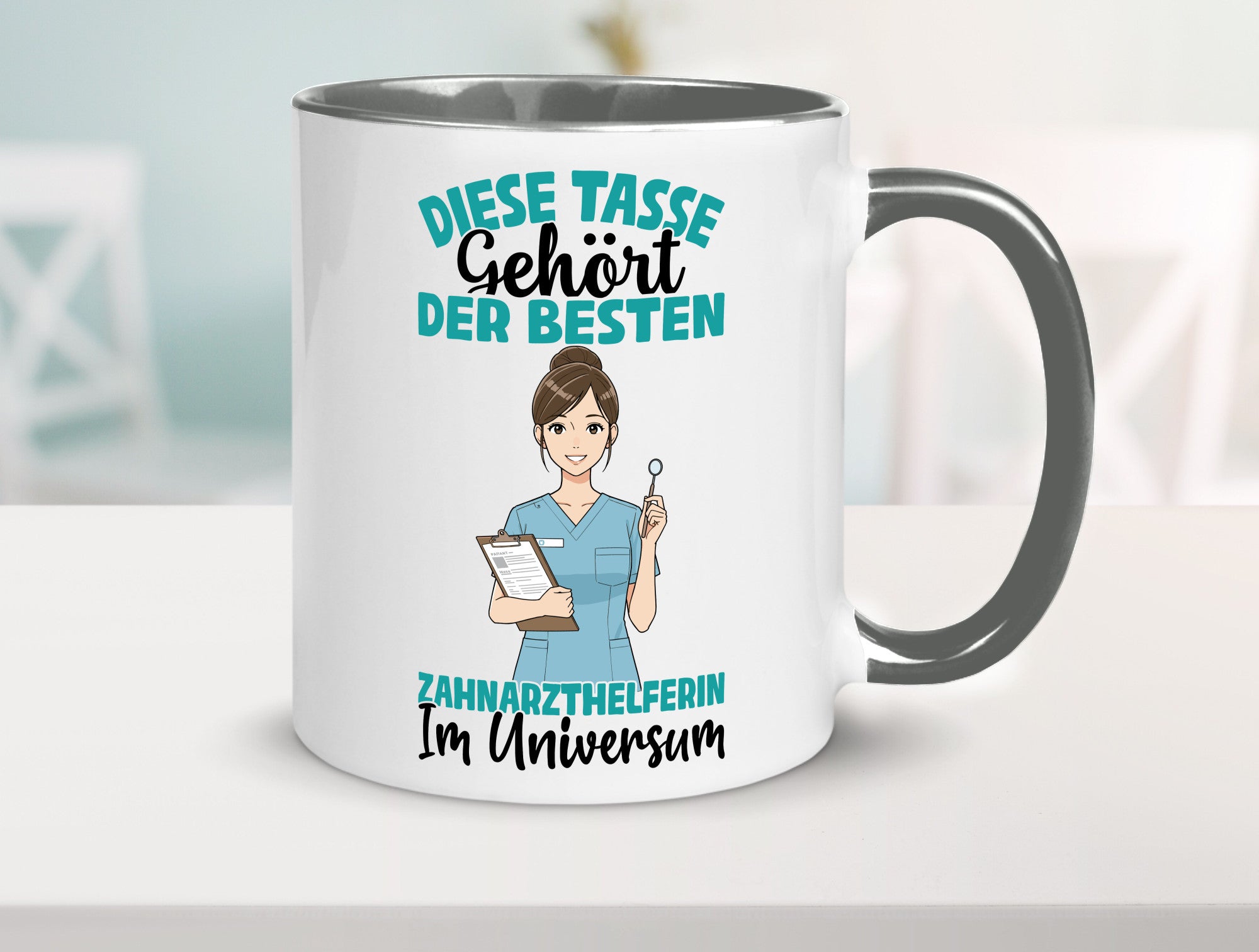 Im Universum: Zahnarzthelferin | Zahnmedizin Humor Geschenkidee Tasse