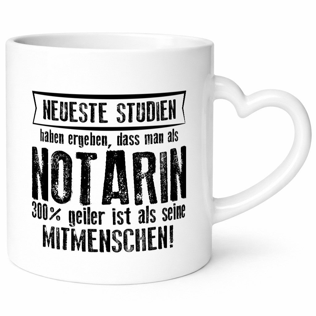 Neuste Studien: Notarin | Juristin lustig Humor Geschenkidee Geschenk Tasse