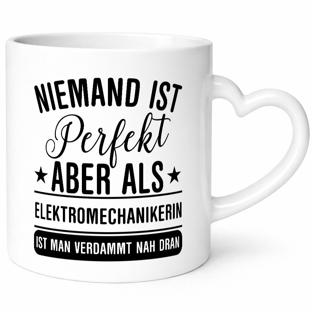Verdammt nah dran: Elektromechanikerin | Mechanikerin lustiger Spruch Geschenk