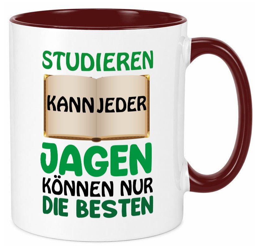 Nur die besten Jäger Humor Geschenkidee Tasse