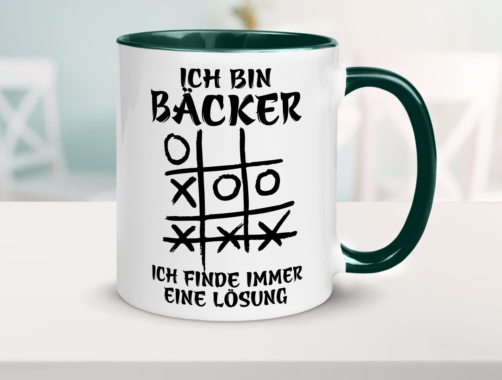 Ich bin Bäcker finde immer eine Lösung | Meister lustig Humor Geschenkidee