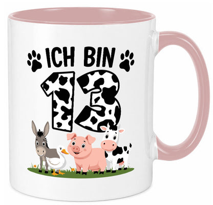 13 Geburtstag | Jahre Farmer Kind Humor Geschenkidee Tasse