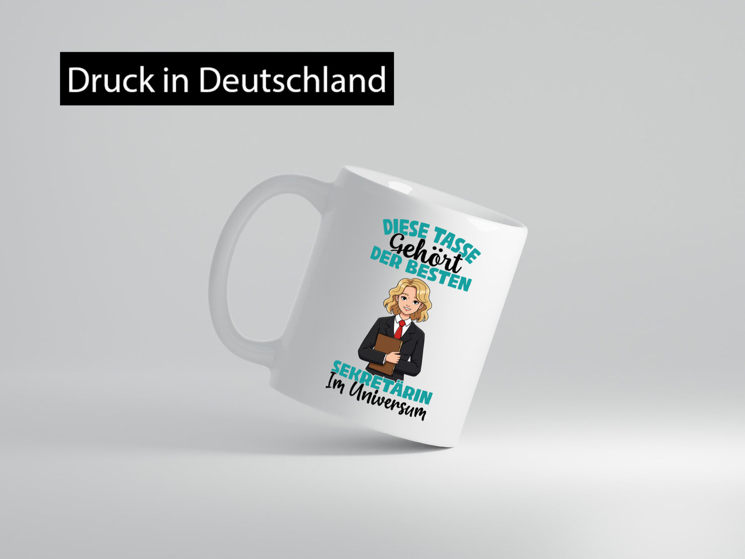Im Universum: Sekretärin | Büro lustiger Spruch Geschenk Arbeit Kollegen Tasse