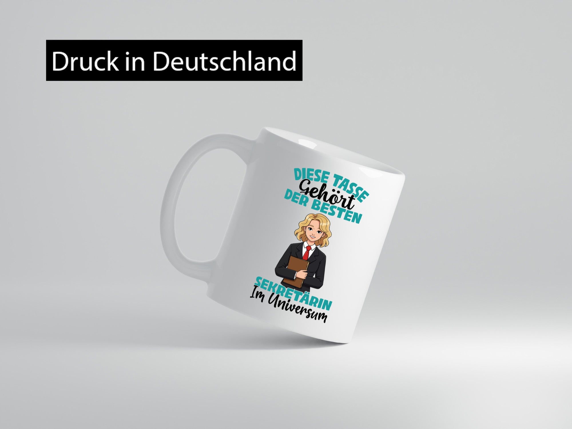 Im Universum: Sekretärin | Büro lustiger Spruch Geschenk Arbeit Kollegen Tasse
