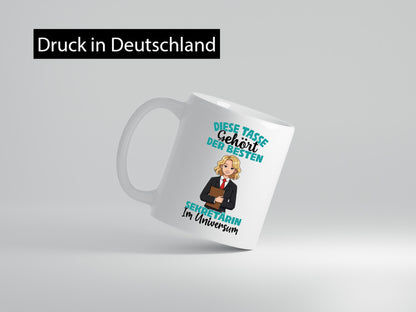 Im Universum: Sekretärin | Büro lustiger Spruch Geschenk Arbeit Kollegen Tasse