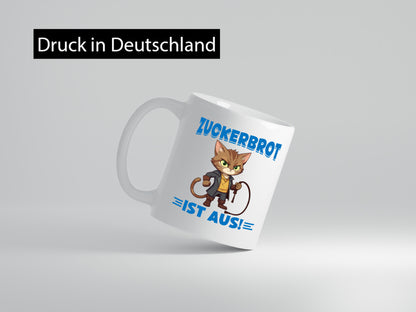 Zuckerbrot ist aus | Katze mit Peitsche Geschenk Tierliebhaber Humor lustiger