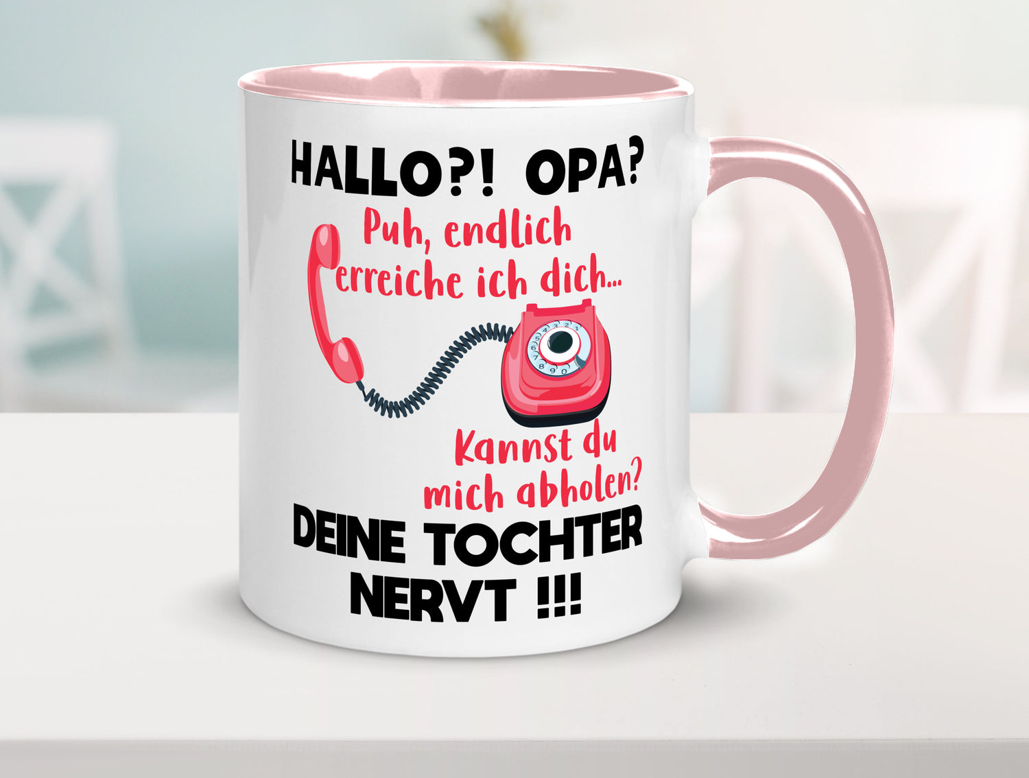 Opa hol mich ab | Deine Tochter nevt Bester Geschenkidee Familie Humor Tasse