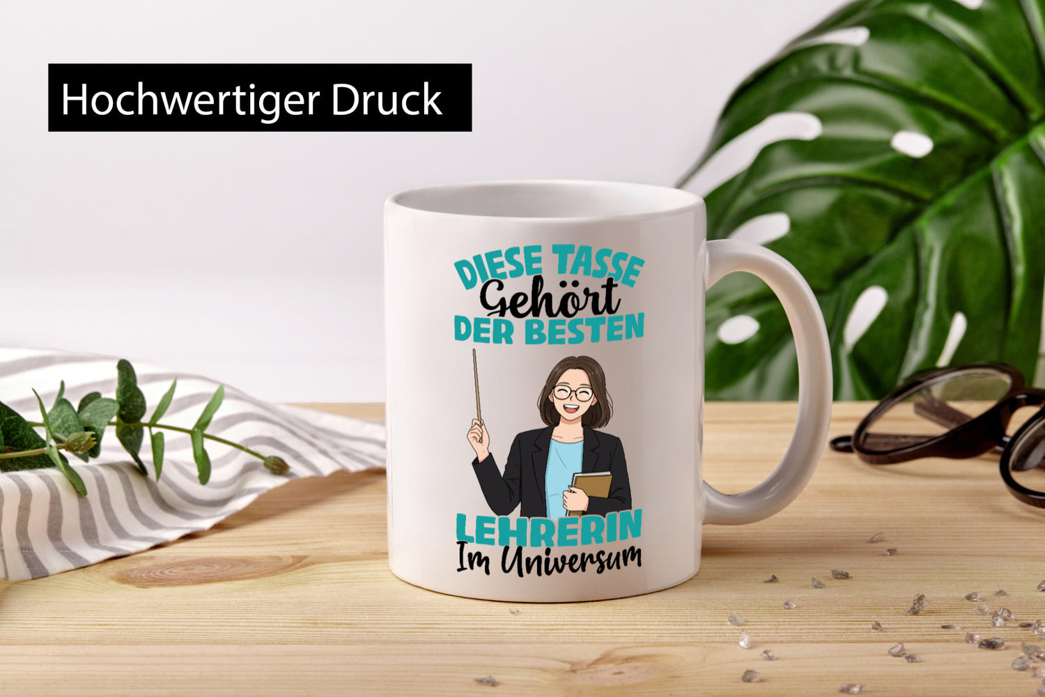 Im Universum: Lehrerin | Schule Beruf Schüler Geschenk Arbeit Kollegen Büro