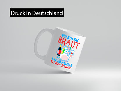 Junggesellinnenabschied | JGA Braut Einhorn Eskalation v2 lustig Humor