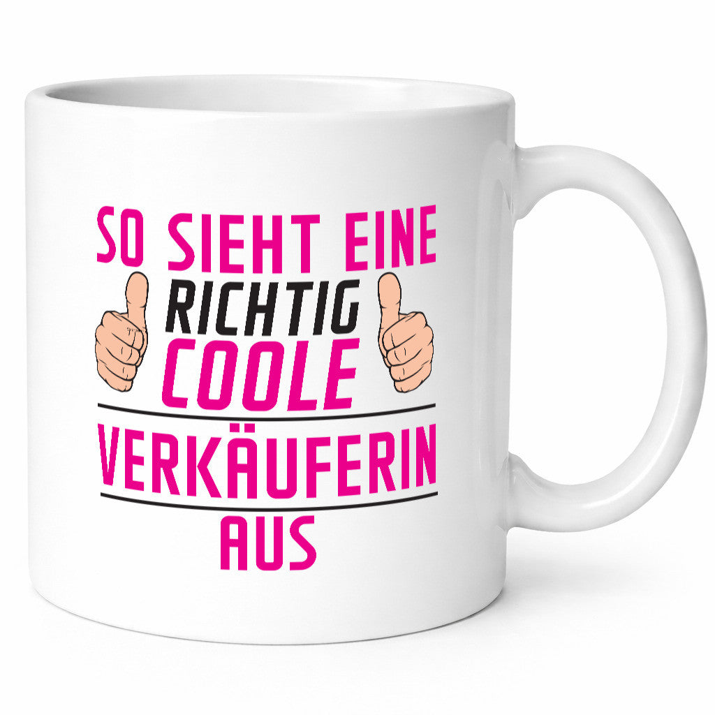 Richtig Coole Verkäuferin| Kollegin | Verkaufsjob Geschenk Arbeit Kollegen Büro