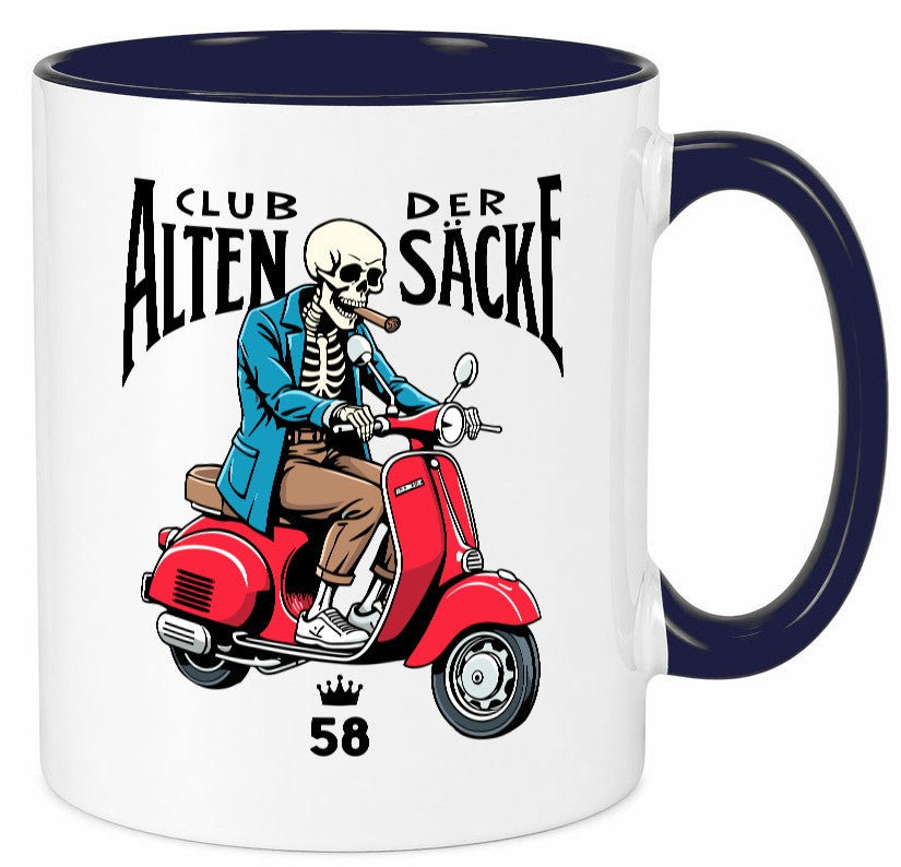 58. Geburtstag | 58 Jahre Club der alten Säcke v2 lustig Geschenkidee Geschenk Tasse