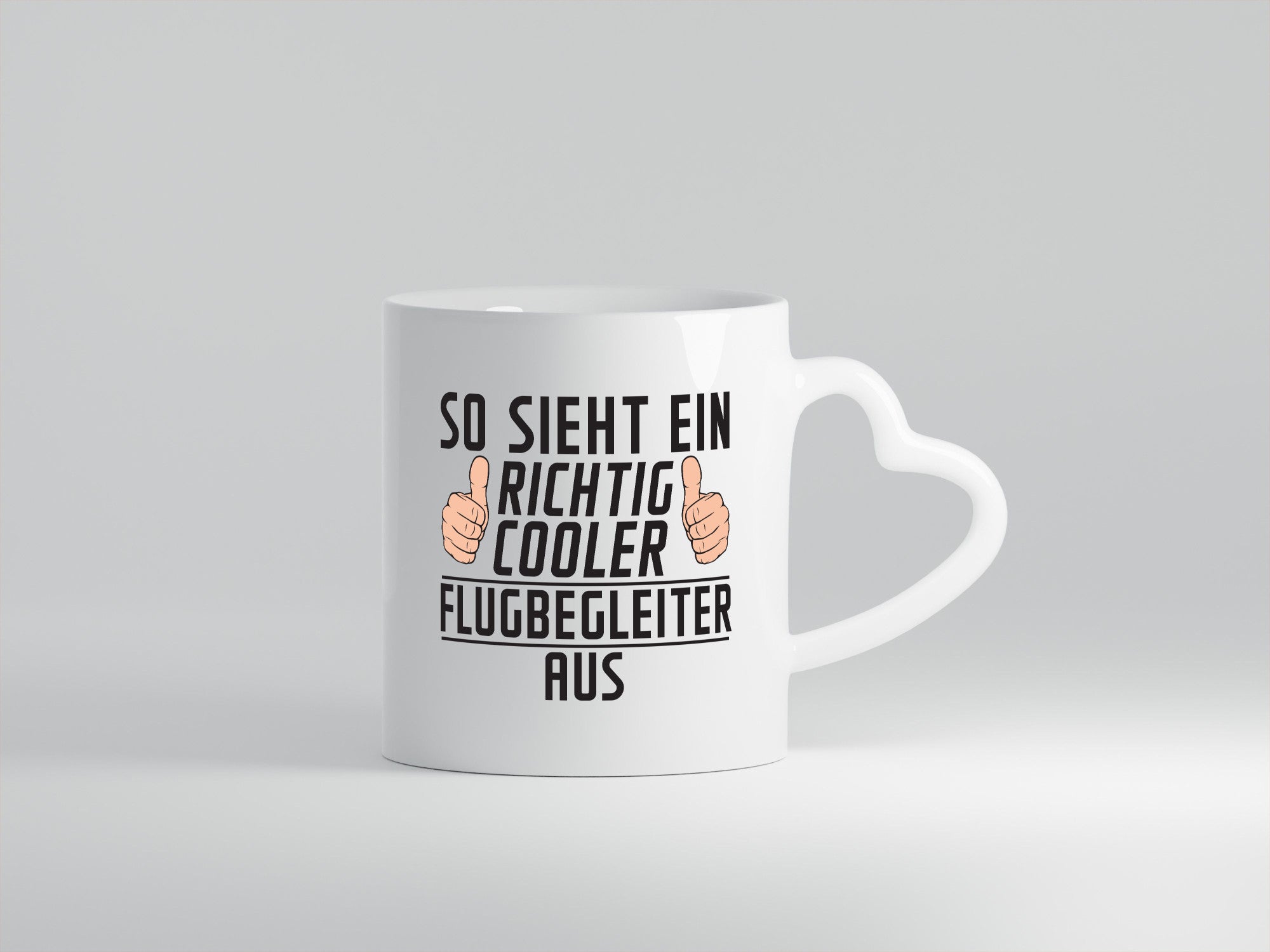 Richtig Cooler Flugbegleiter | Steward Flughafen Humor Geschenkidee Tasse