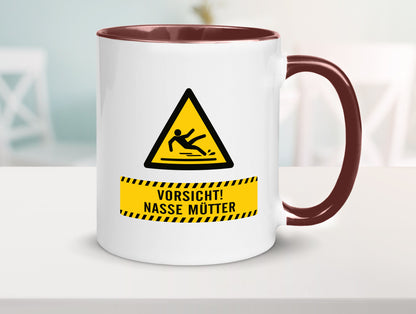 Vorsicht Nasse Mütter | Muttertag Geschenk Familie Geschenkidee lustiger Spruch