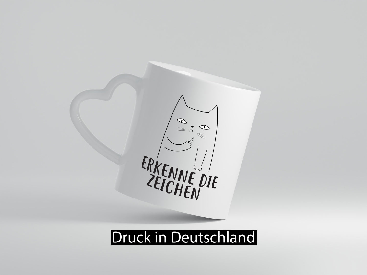 Erkenne die Zeichen | Katzenbesitzer witzige Katze lustiger Spruch Geschenk