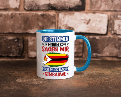Simbabwe | Urlaub Stimmen in meinem Kopf Traumland v2 Geschenk Humor