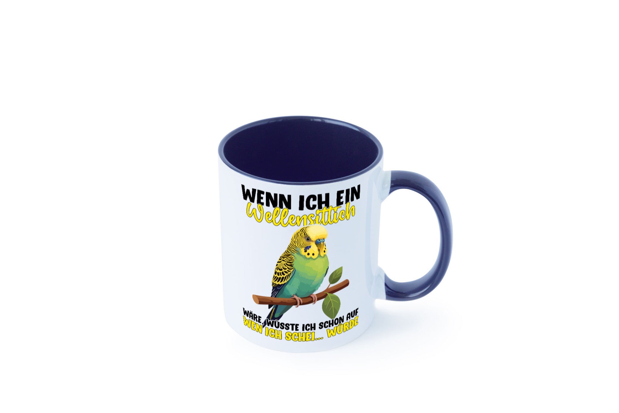 Wellensittich | Vogelbesitzer Humor Geschenkidee Tasse