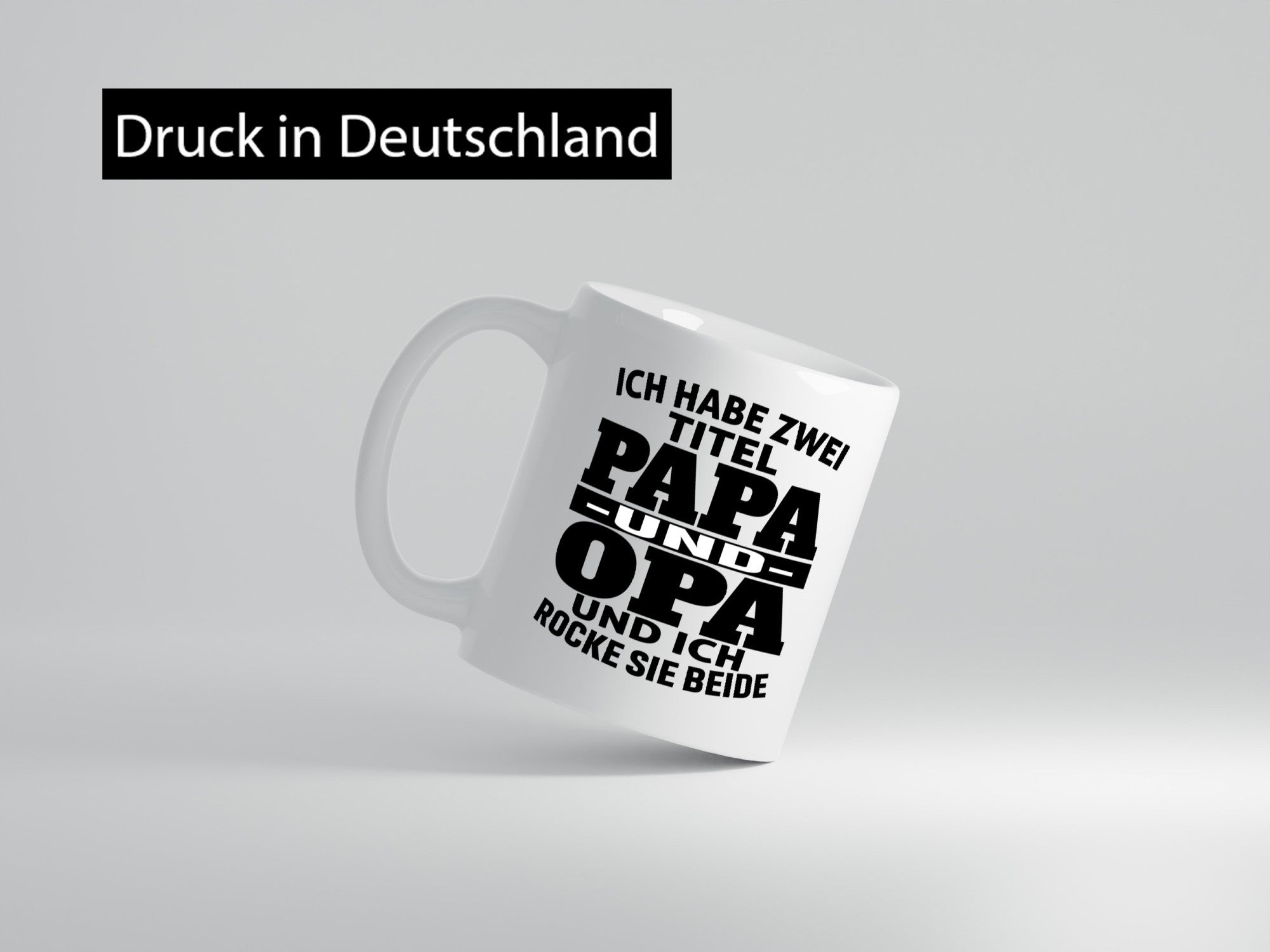 Ich habe zwei Titel Papa und Opa | Rock sie Großvater Humor Familie
