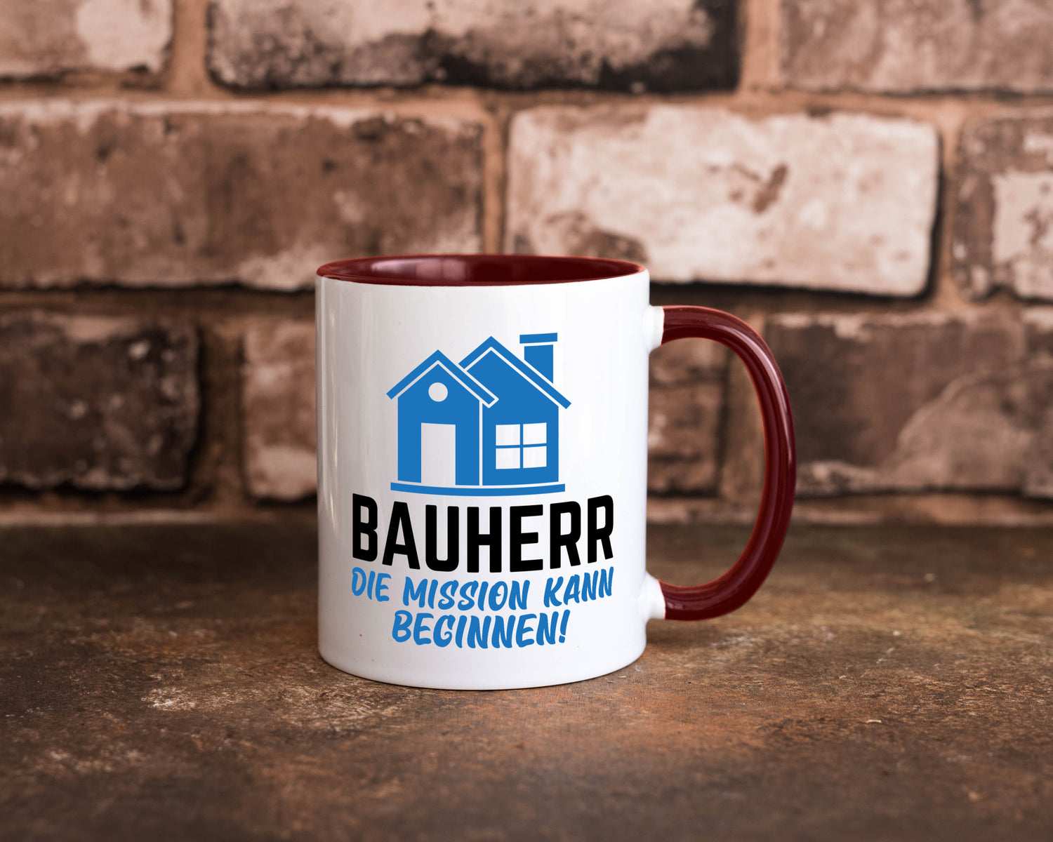 Bauherr | Die mission kann beginnen Bauherren lustiger Spruch Geschenk Humor