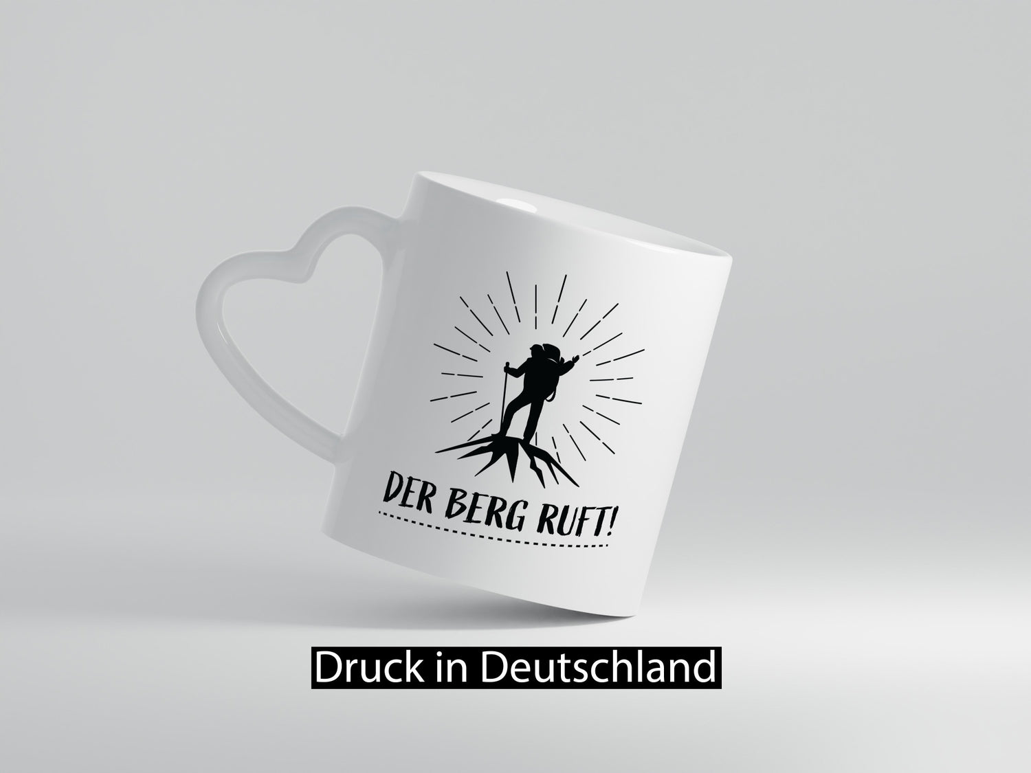 Der Berg ruft | Bergsteiger Humor Geschenkidee Tasse