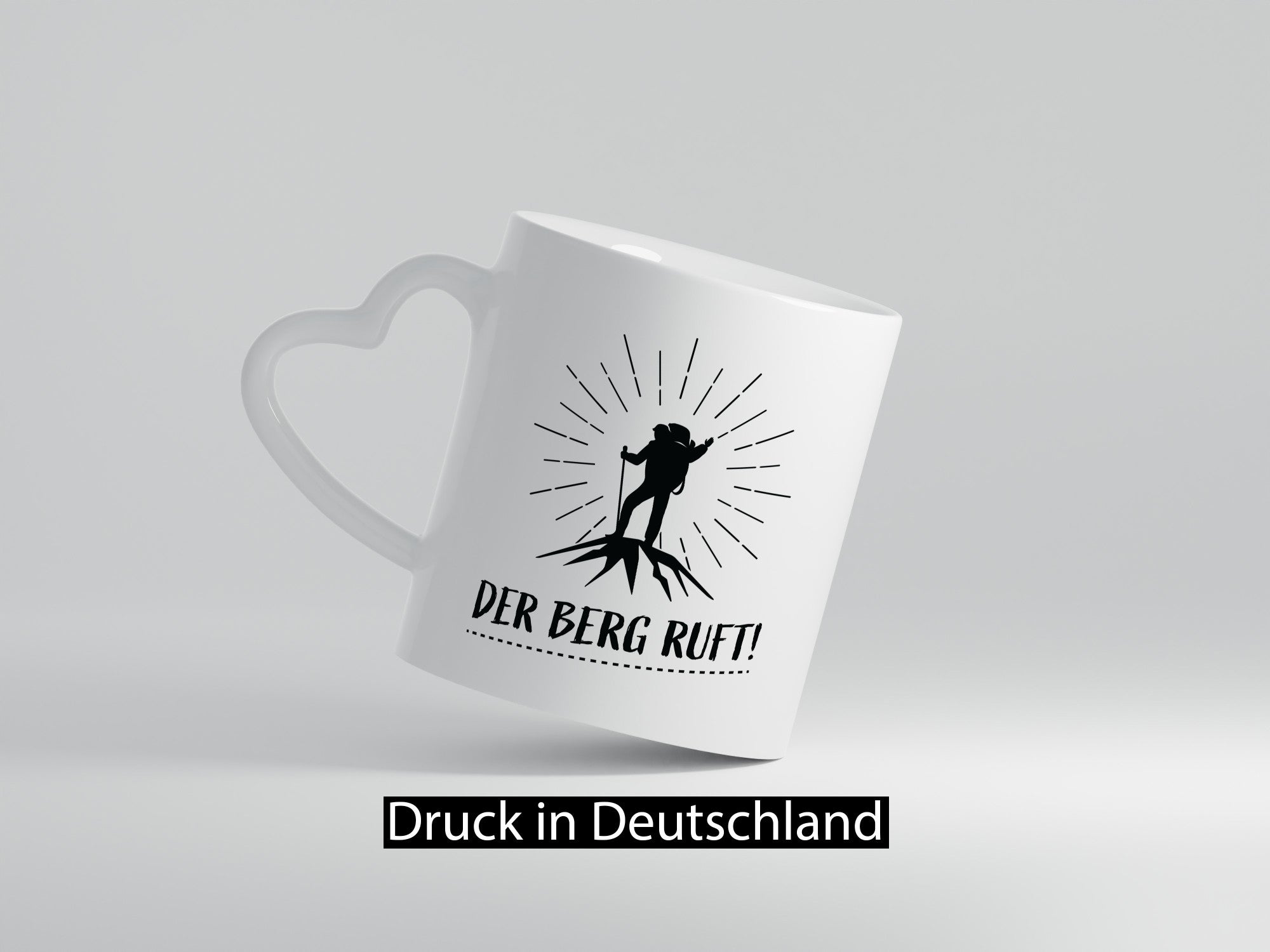 Der Berg ruft | Bergsteiger Humor Geschenkidee Tasse