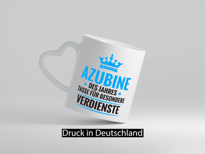 Besonderer Verdienst: Azubine | Ausbildung Lehrling lustig Humor Geschenkidee