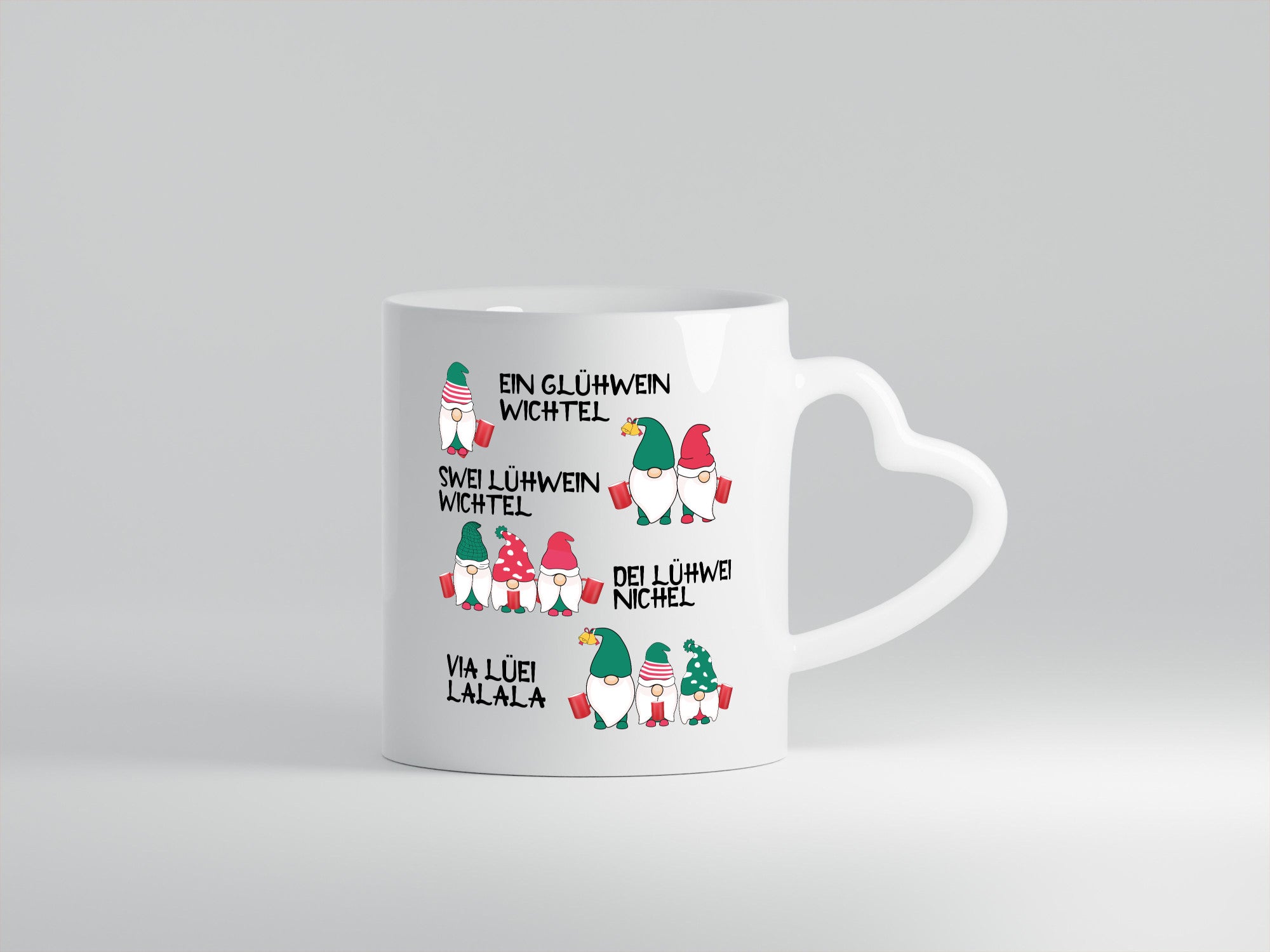 Glühwein Wichtel | Wichtelmännchen Alkohol Geschenkidee Humor Tasse