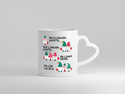 Glühwein Wichtel | Wichtelmännchen Alkohol Geschenkidee Humor Tasse
