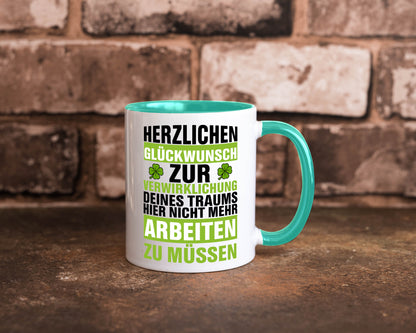 Verwirklichung deiner Träume | Stellenwechel Kollege Humor Arbeit Kollegen Büro