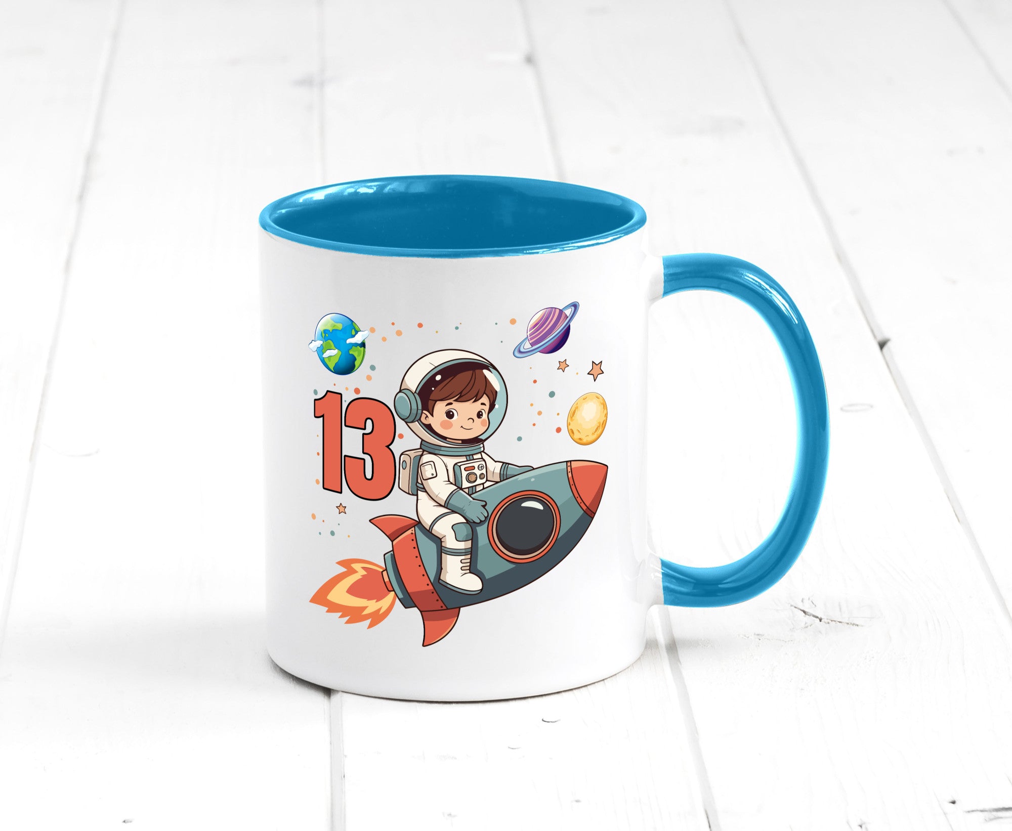 13. Geburtstag | 13 Jahre Astronaut Weltraum lustiger Spruch Geschenk