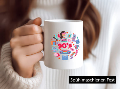 90er Jahre | Alte Zeit Nostalgie Humor Geschenkidee Tasse