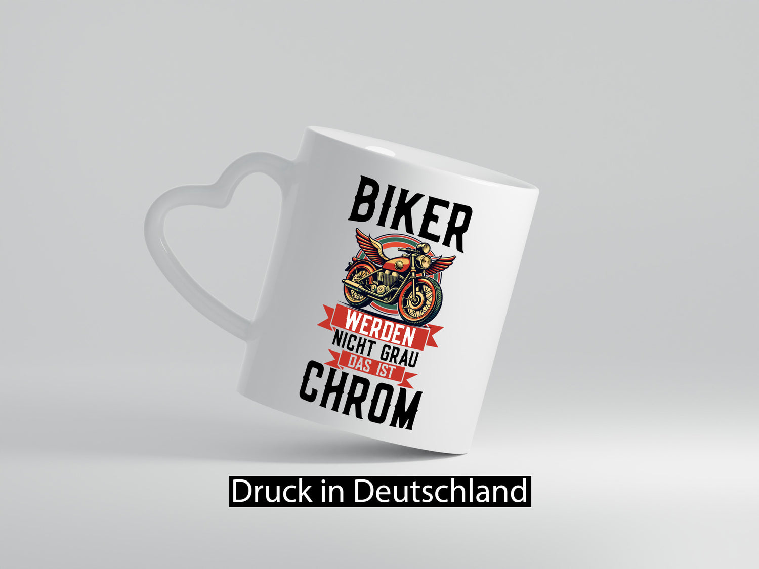 Biker werden nicht Grau das ist Chrom | Geschenkidee Humor Tasse