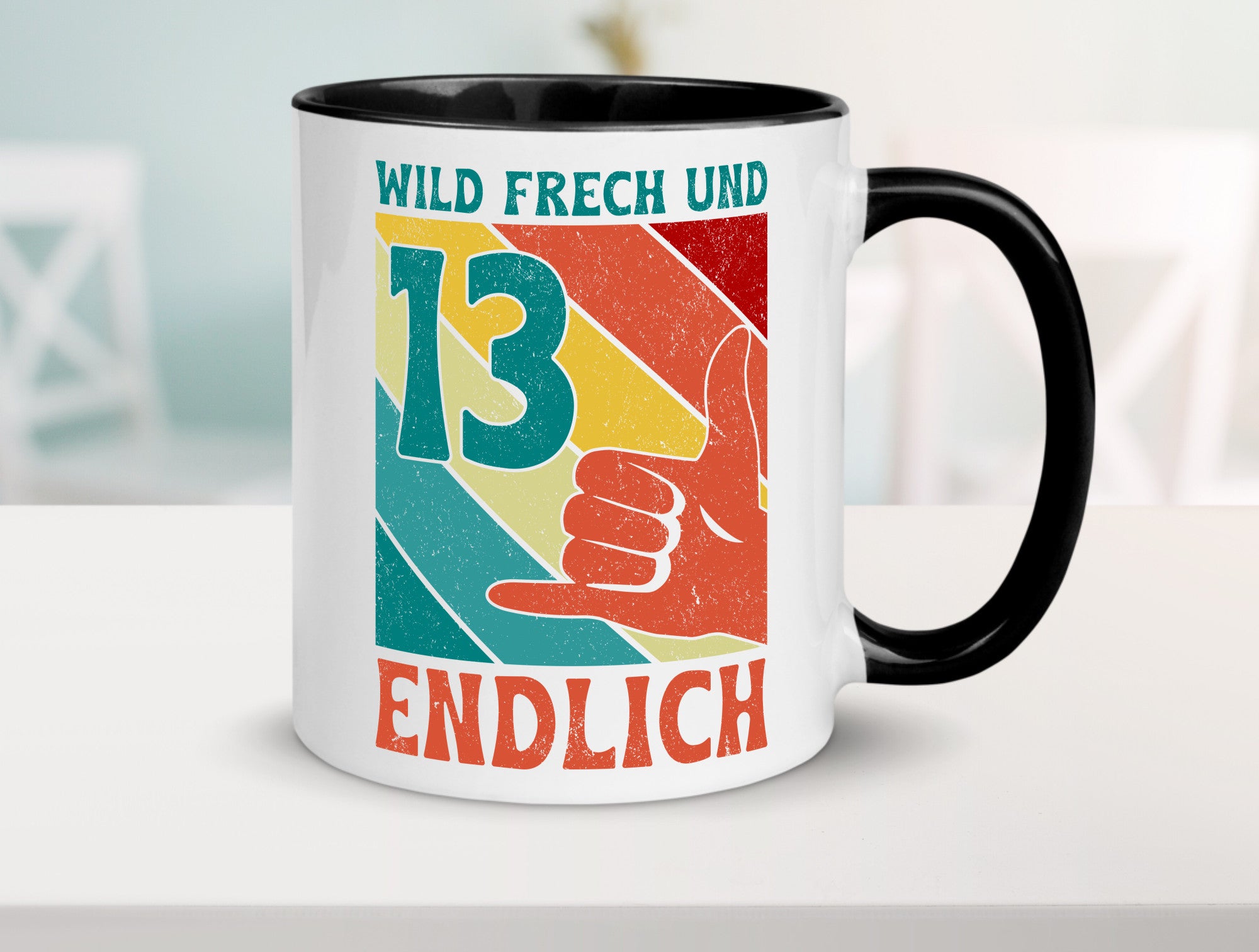 13. Geburtstag | 13 Jahre Wild und Frech Humor Geschenkidee Tasse