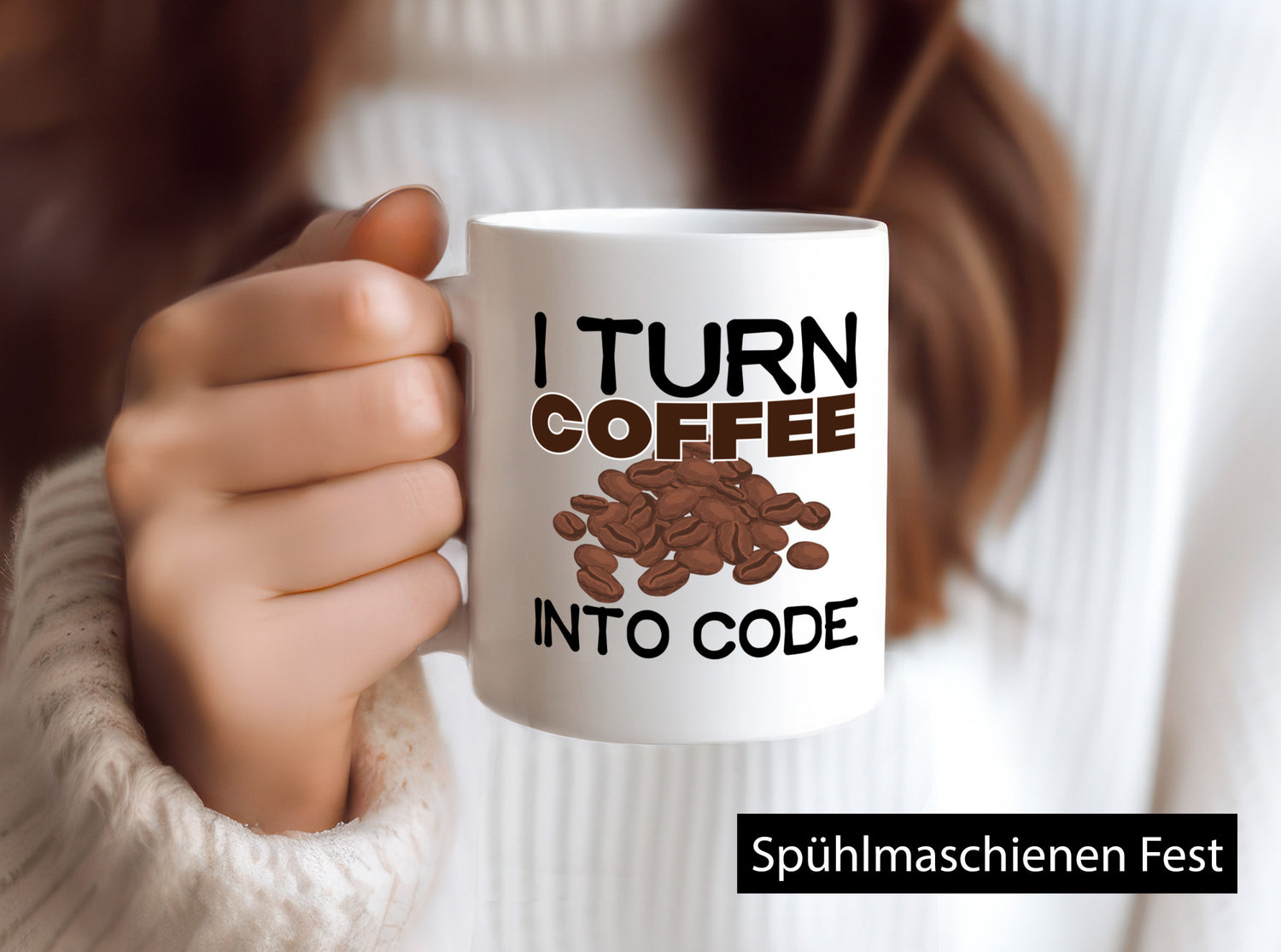 Coffee into Code | Informatiker Tasse Informatik Geschenkidee Humor