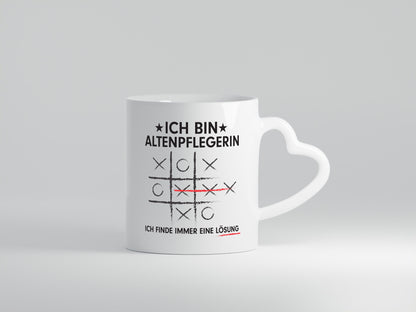 Lösung Finden: Altenpflegerin | Pflegepersonal lustiger Spruch Geschenk Humor