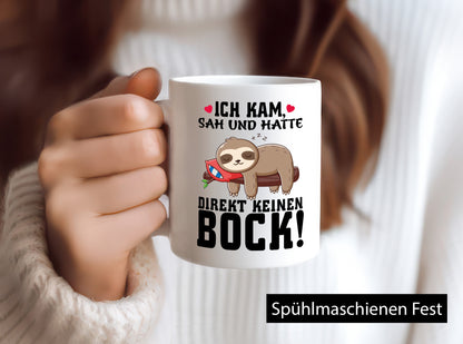 Ich habe kein Bock Geschenk Humor Geschenkidee lustiger Spruch Tasse