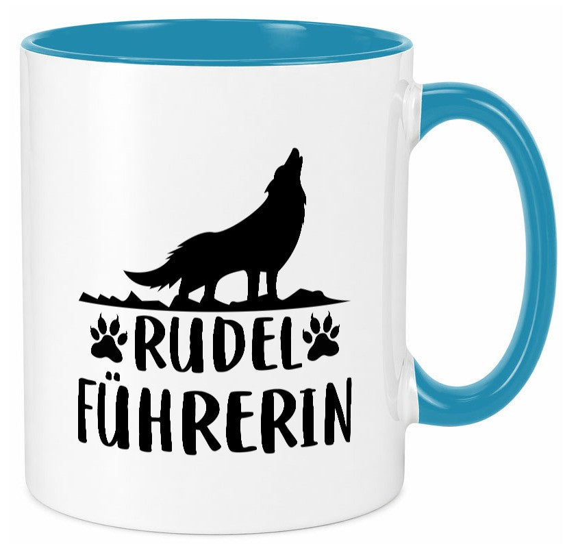 Rudelführerin | Frauen Tasse Hundebesitzerin Hund lustiger Spruch Geschenk