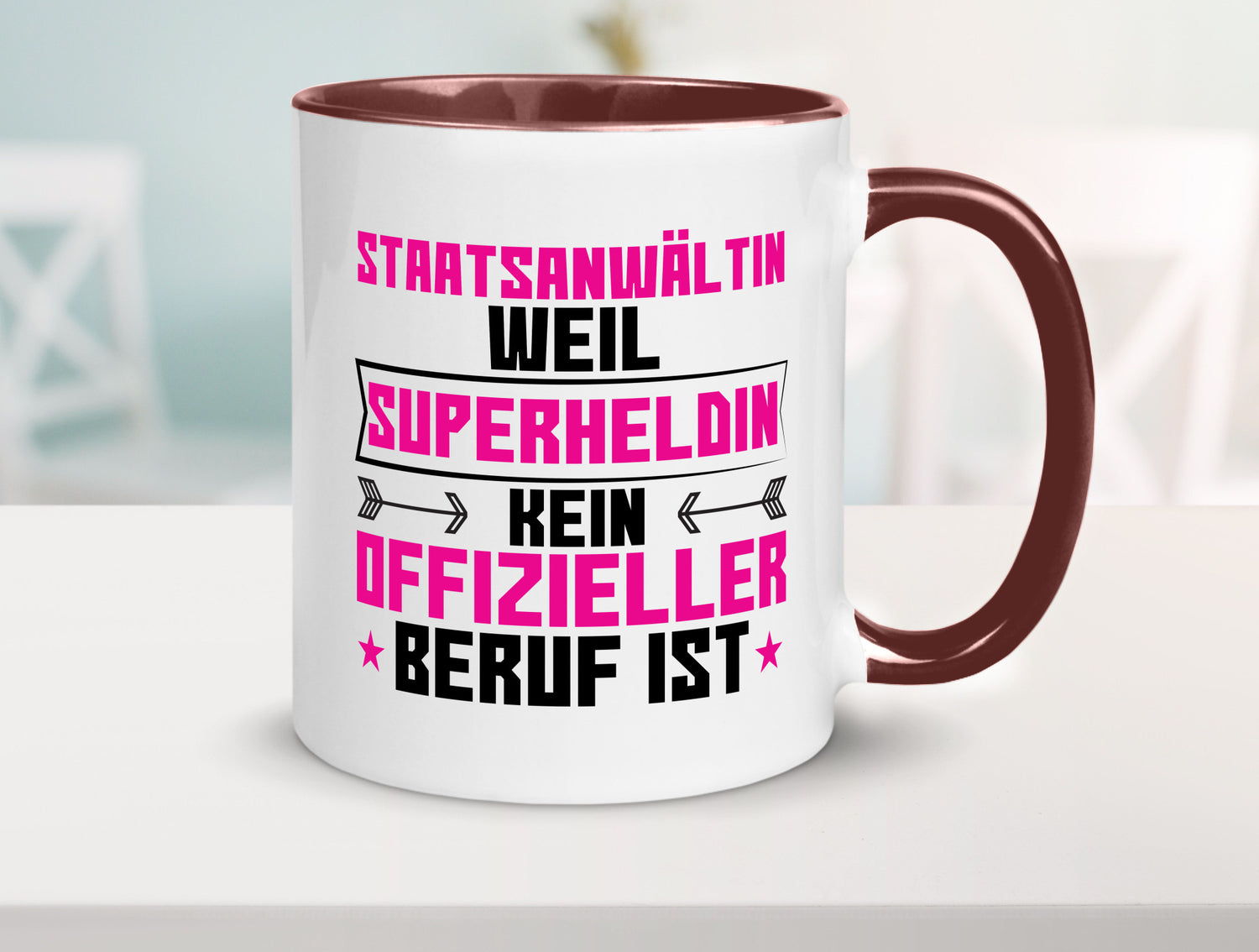Superheldin Staatsanwältin | Anwältin Humor Geschenkidee Tasse