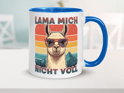 Lama mich nicht voll | Alpaka Kamel Retro lustig Humor Geschenkidee Geschenk