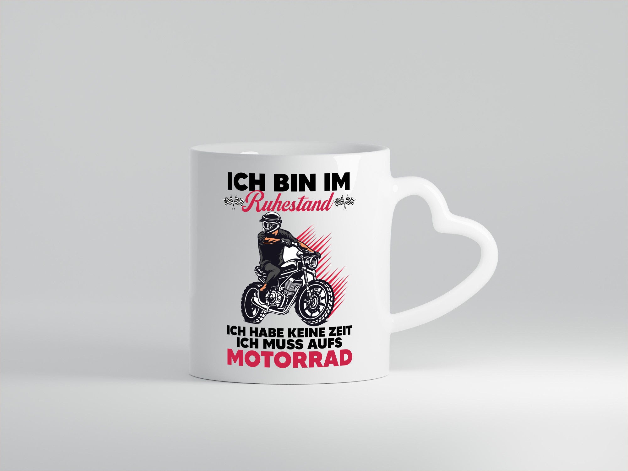 Rentner muss aufs Motorrad | Ruhestand lustig Jubiläum Geschenk Tasse