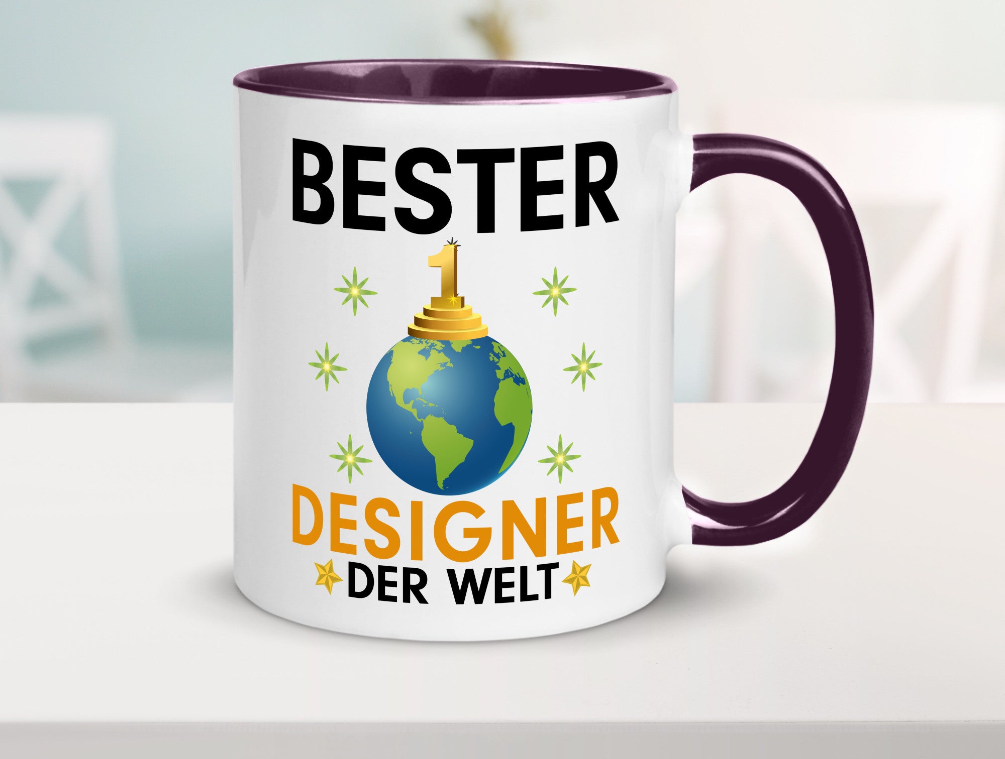 Welt Bester Designer Beruf | Mode Geschenk Arbeit Kollegen Büro lustiger Spruch
