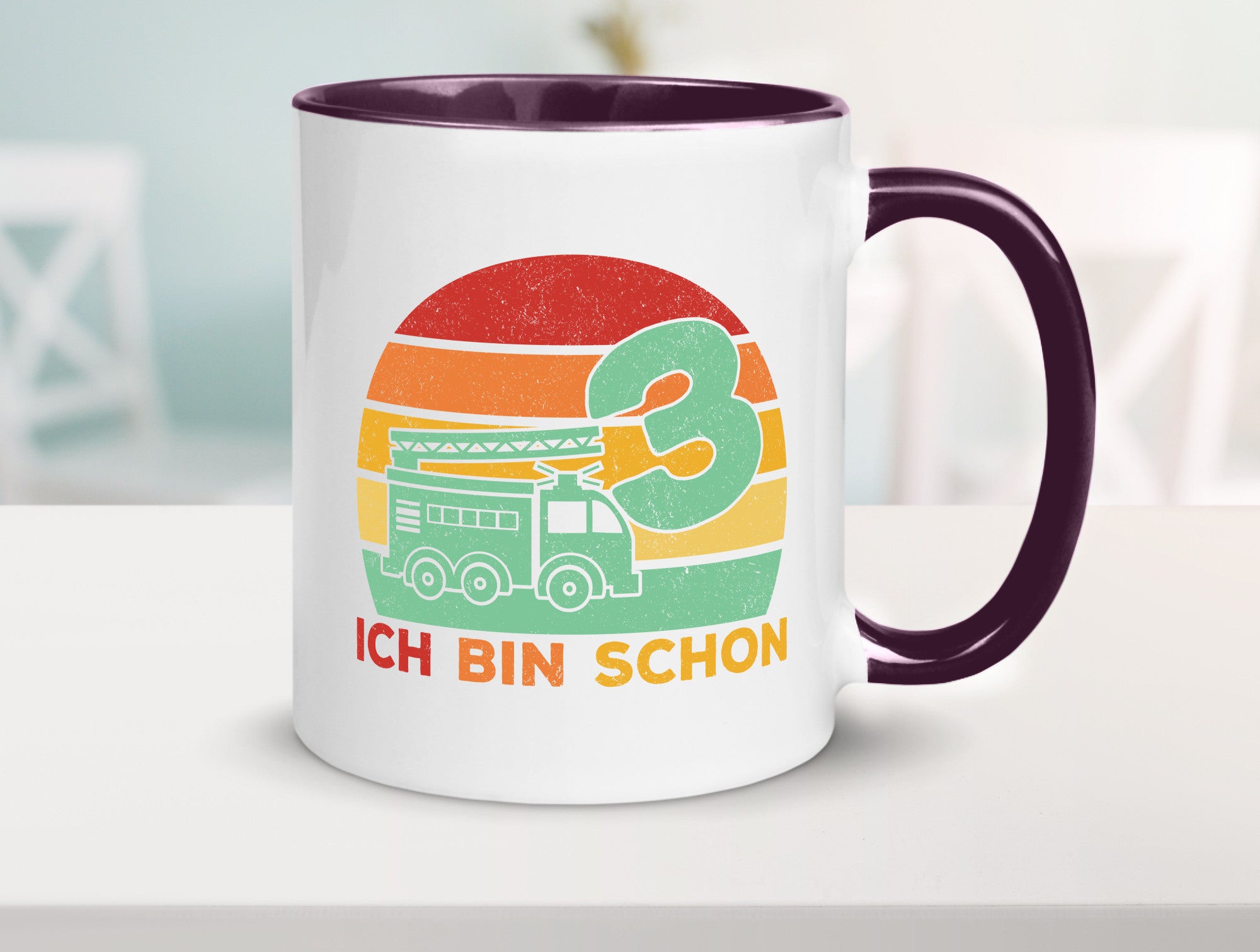 3. geburtstag | Feuerwehrauto 3 Jahre Feuerwehr Geschenk Geschenkidee lustiger