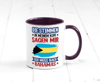 Bahamas | Urlaub Stimmen in meinem Kopf Traumland Geschenk Humor Geschenkidee
