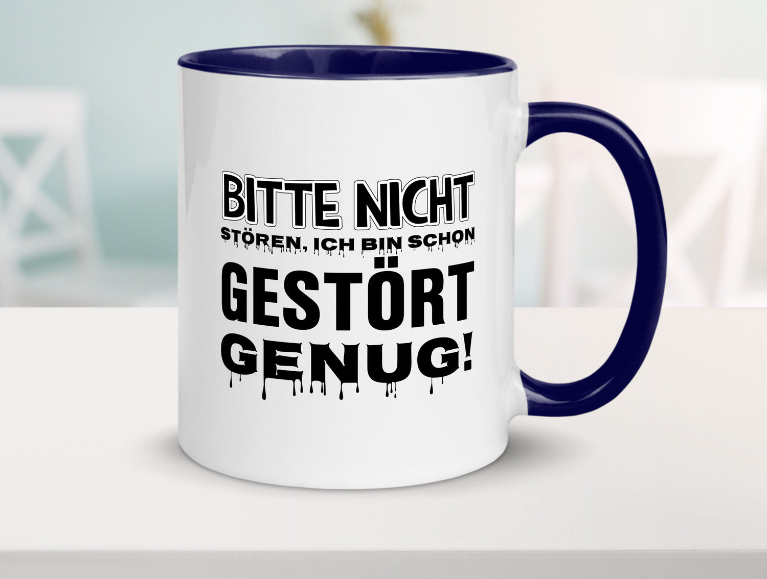 Ich bin schon gestört lustiger Spruch Geschenk Humor Geschenkidee Tasse
