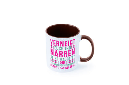 Verneigt euch: Vermessungstechnikerin | Techniker Humor Geschenkidee Tasse