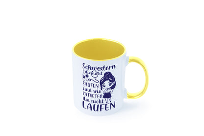 Schwestern die nicht saufen | Krankenschwester Alkolhol Geschenkidee Humor Tasse