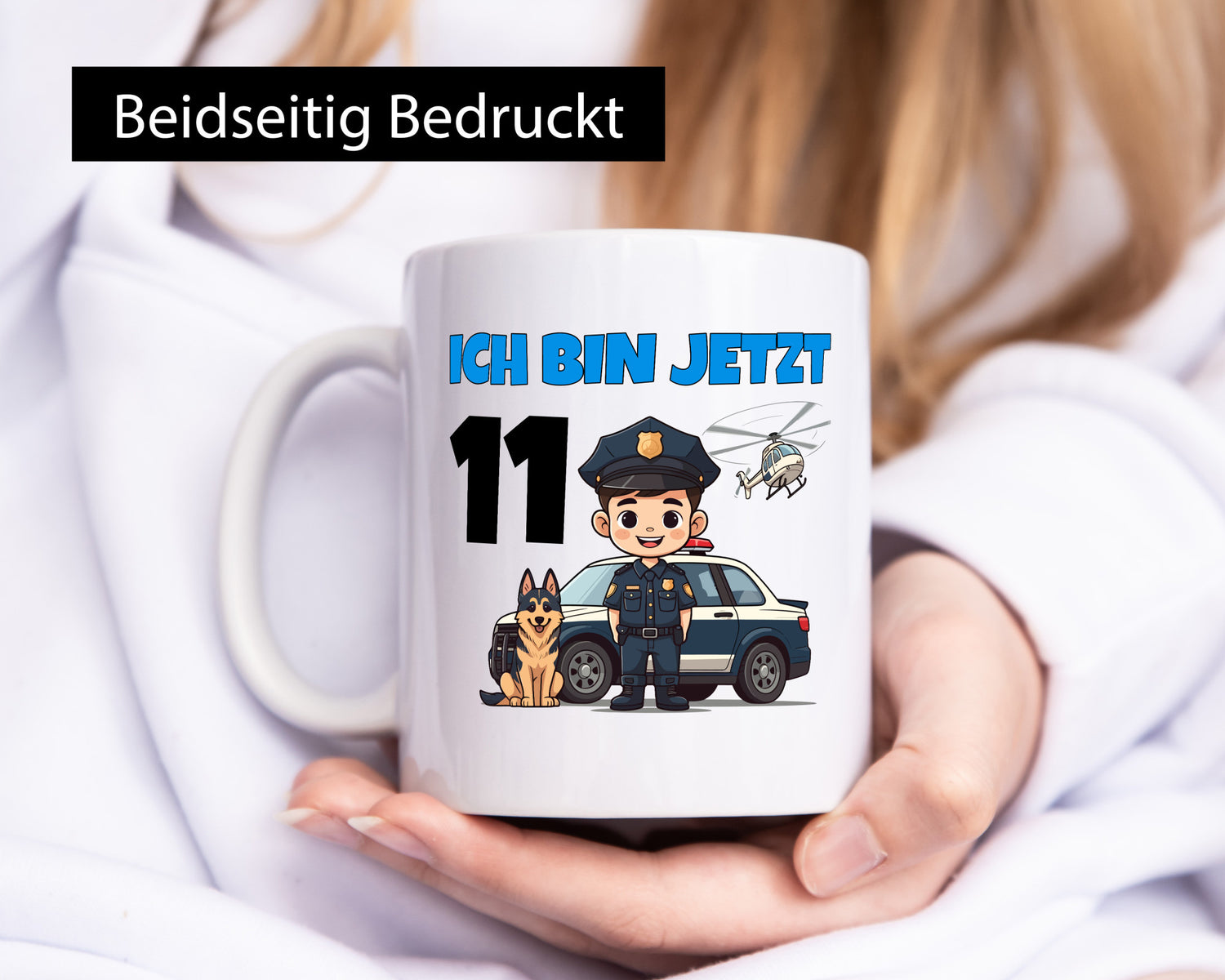 11. Geburtstag | 11 Jahre Polizei Kind Polizeiauto lustig Geschenkidee Geschenk