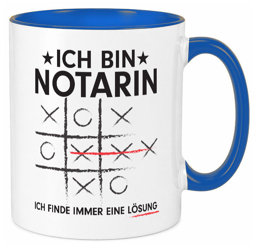 Löse Probleme: Notarin | Juristin Geschenk Humor Geschenkidee lustiger Spruch Tasse