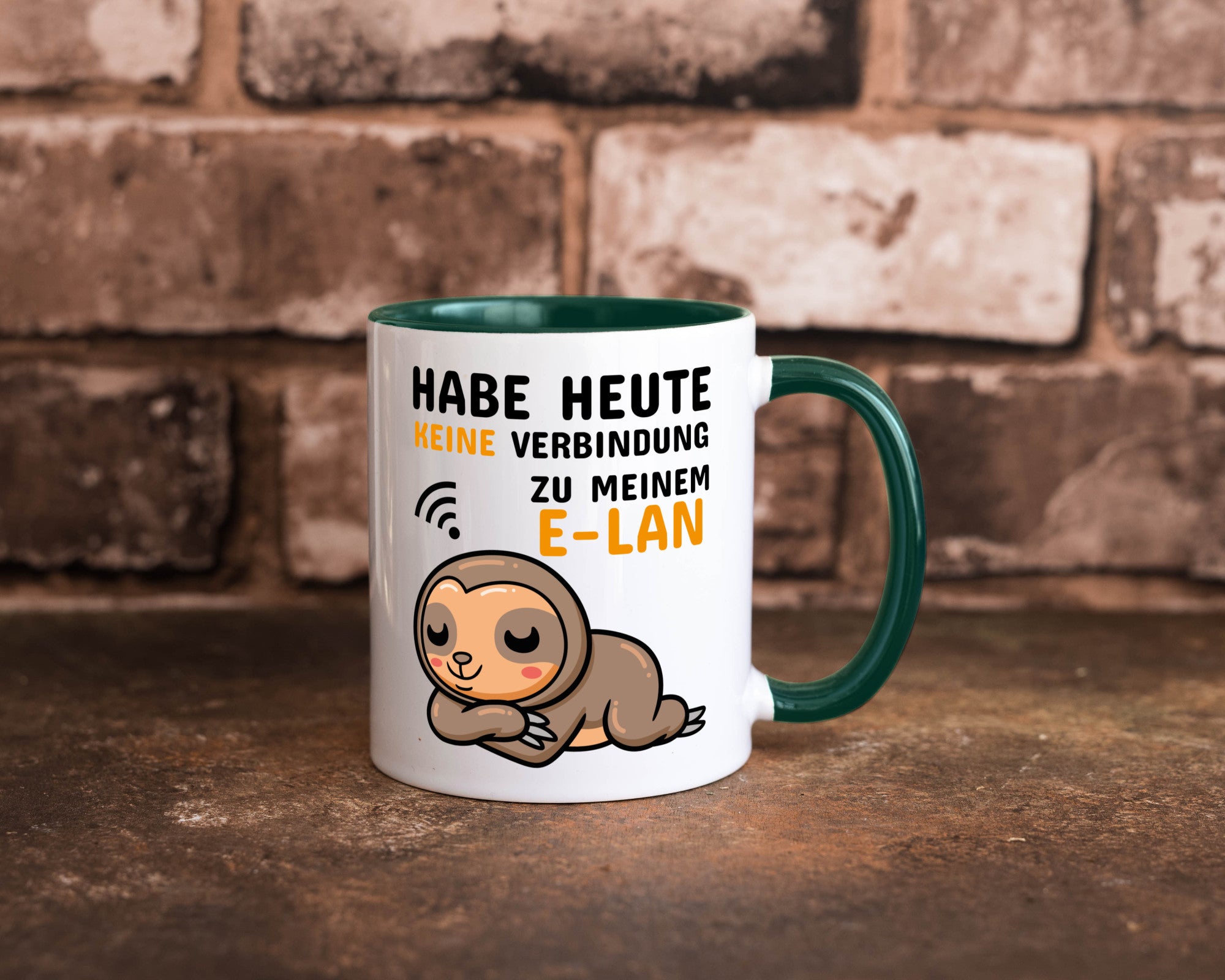 Keine Verbindung lustig Humor Geschenkidee Geschenk Tasse