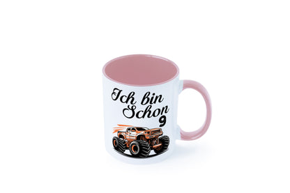 9. Geburtstag | Monster truck 9 Jahre lustiger Spruch Geschenk Geschenkidee