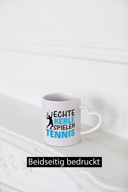 Echte Kerle spielen Tennis | Männer Tasse Sport Humor Geschenkidee